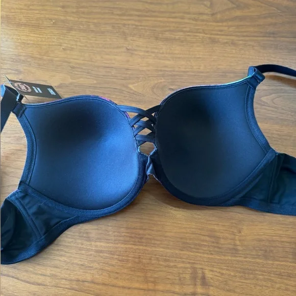 Torrid Galaxy Print Push-up Plunge Underwire Bra - Picture 5 of 6